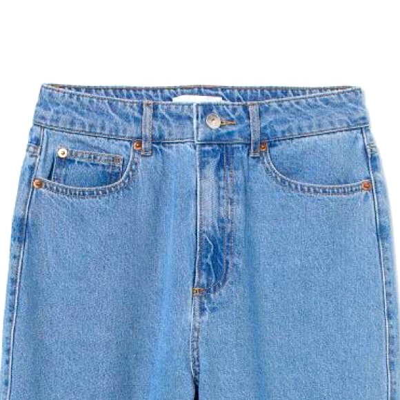 💥 H&M 90’S baggy jeans women💥Sz 8💥 THE RECYCLED DENIM COLLECTION💥#DHM8💥 - Picture 5 of 14